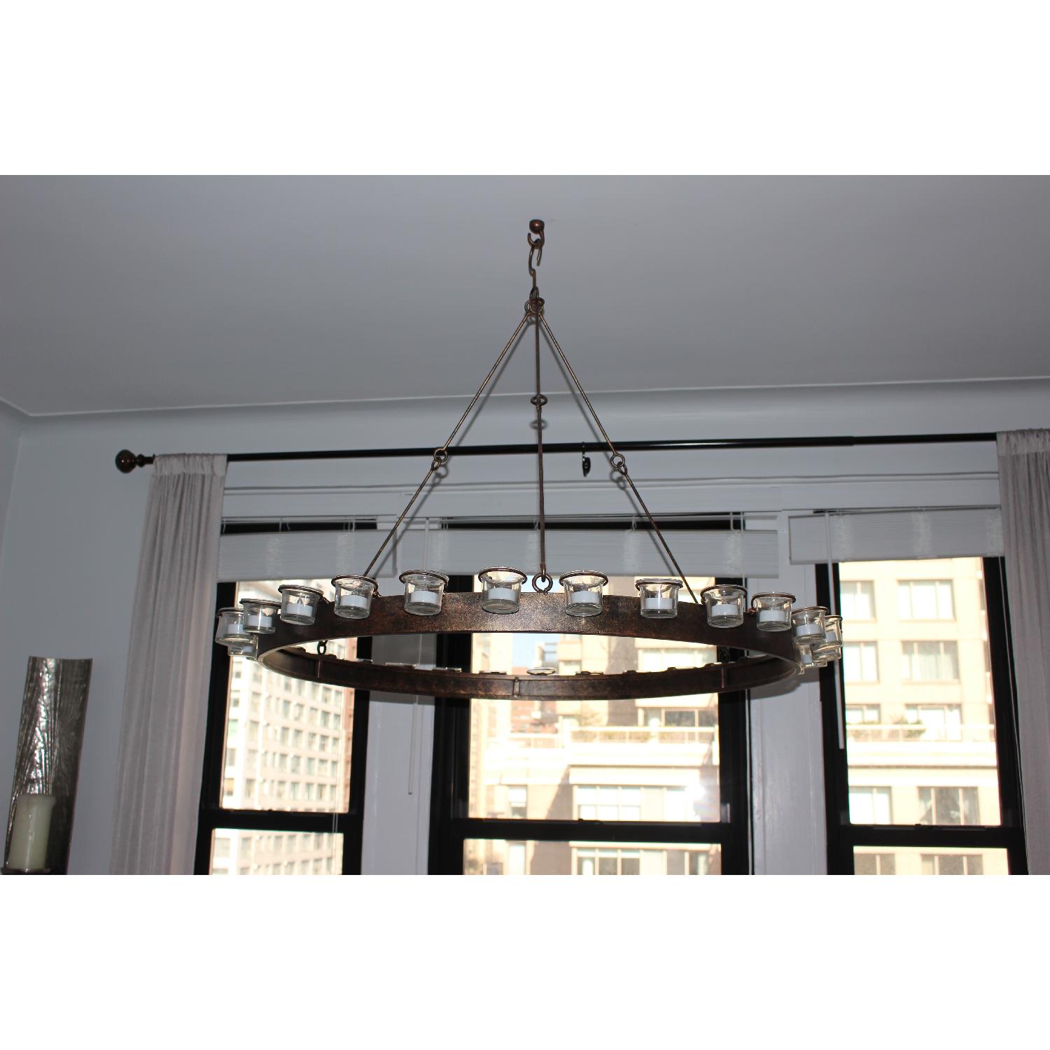 Z Gallerie Candle Holder Chandelier - image-2