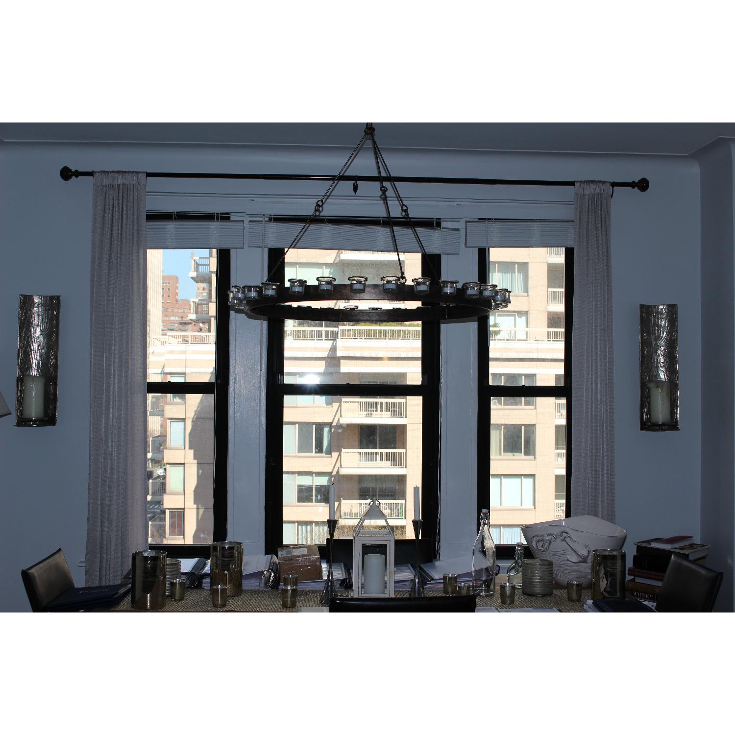 Z Gallerie Candle Holder Chandelier - image-3