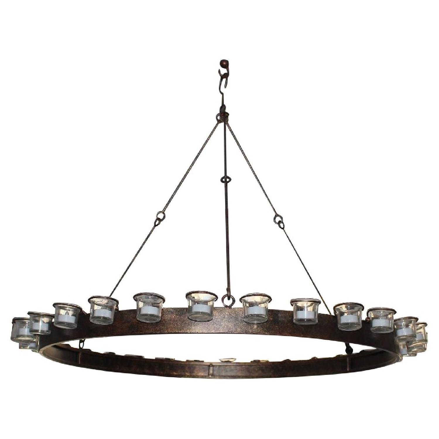 Z Gallerie Candle Holder Chandelier - image-0