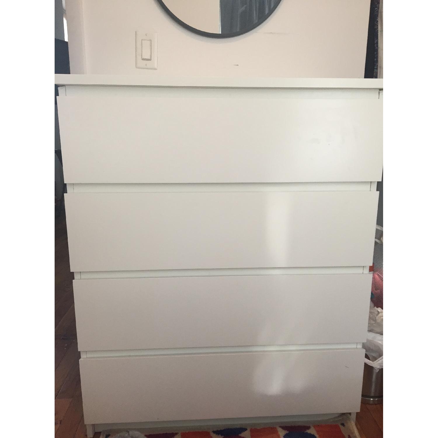 Ikea Malm 4-Drawer Dresser in White - image-1
