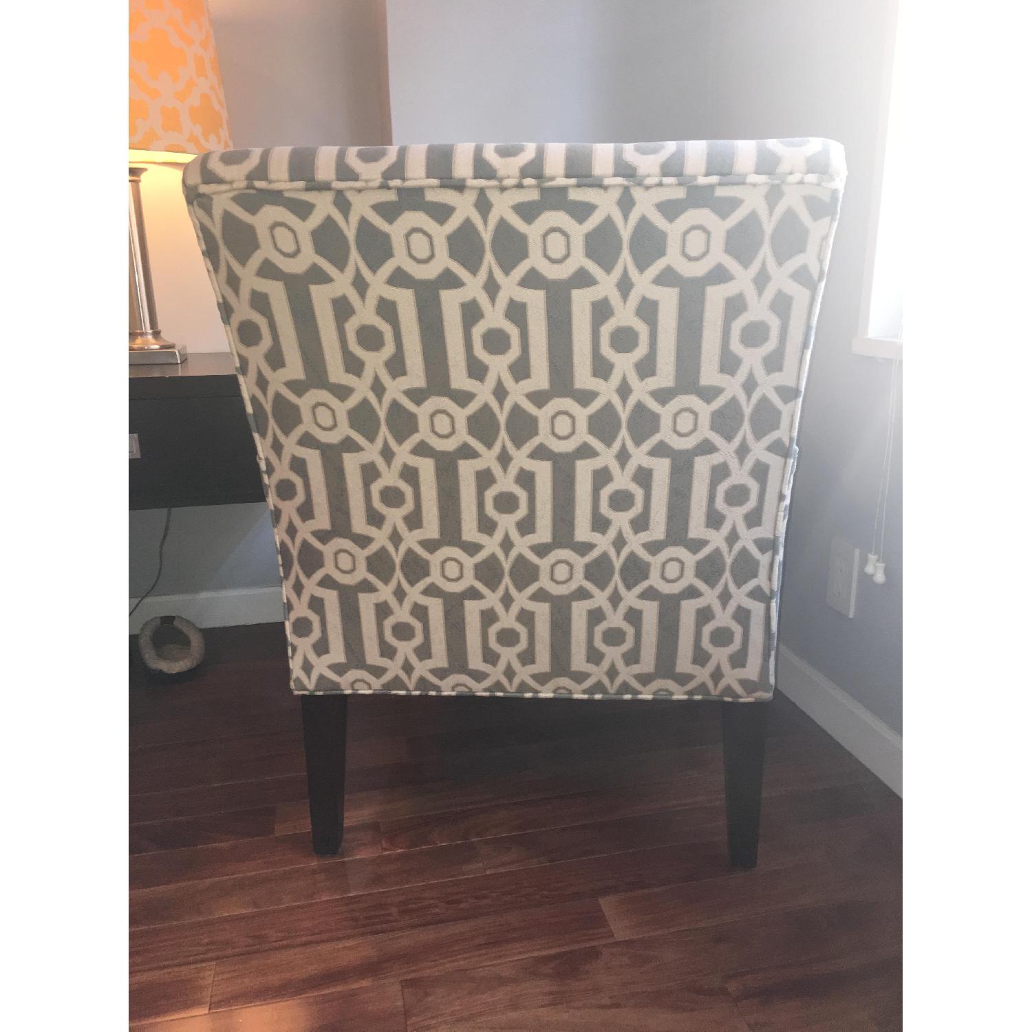 Pier 1 Liliana Collection Teal Ironwork Armchair - image-3