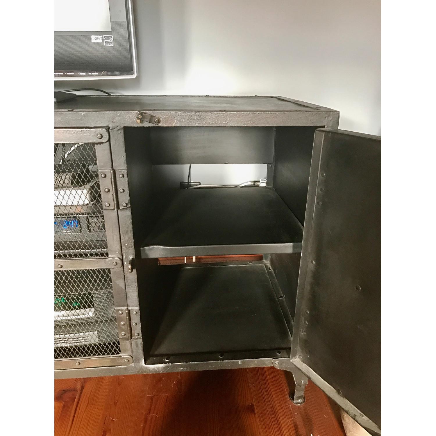 Restoration Hardware Industrial Tool Chest 4Door Media Console AptDeco