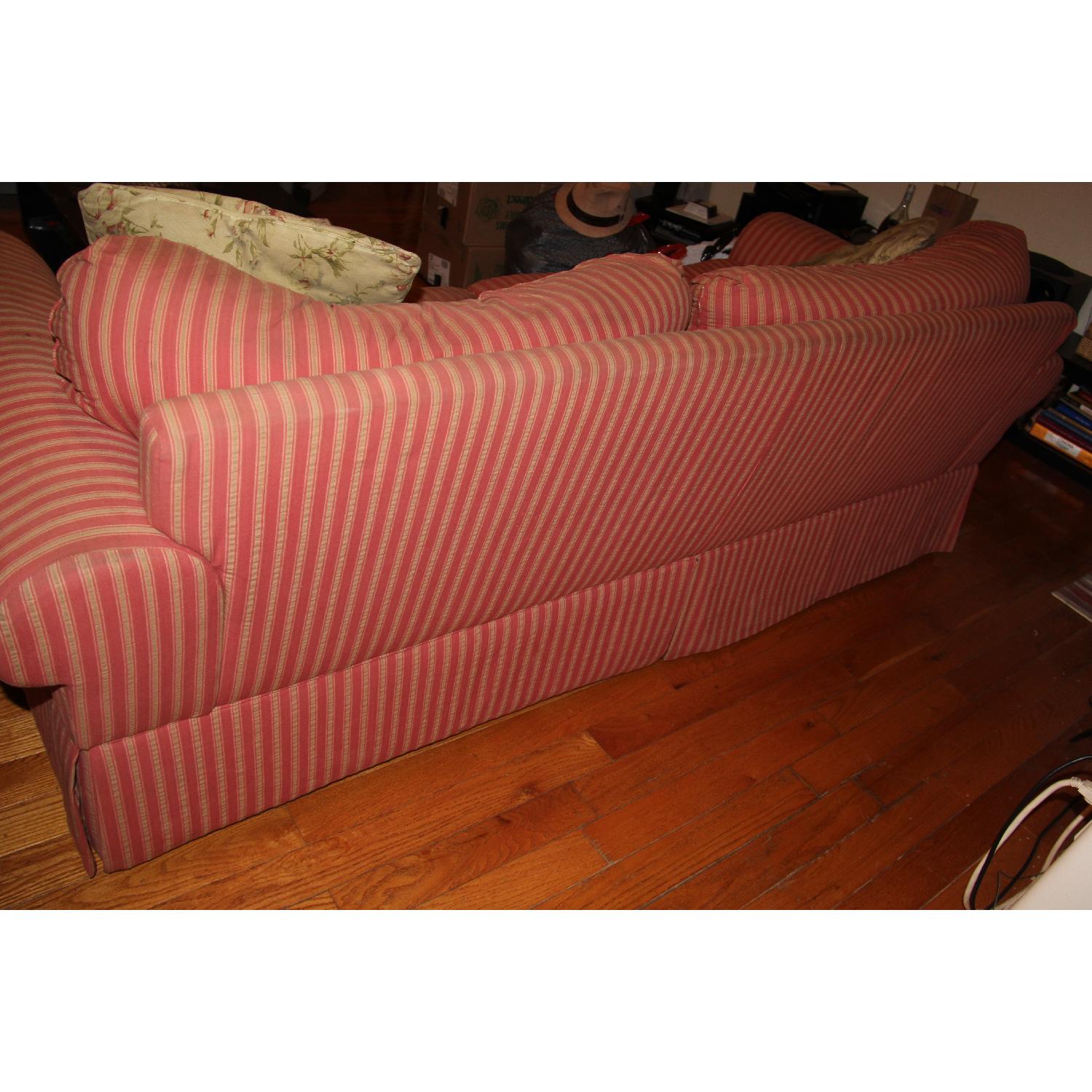 Striped Fabric Couch - image-4