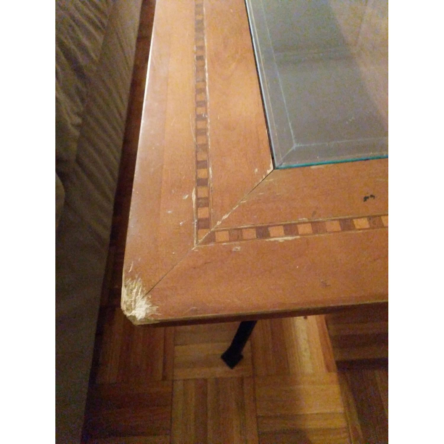 Light Wood & Glass Coffee Table - image-4