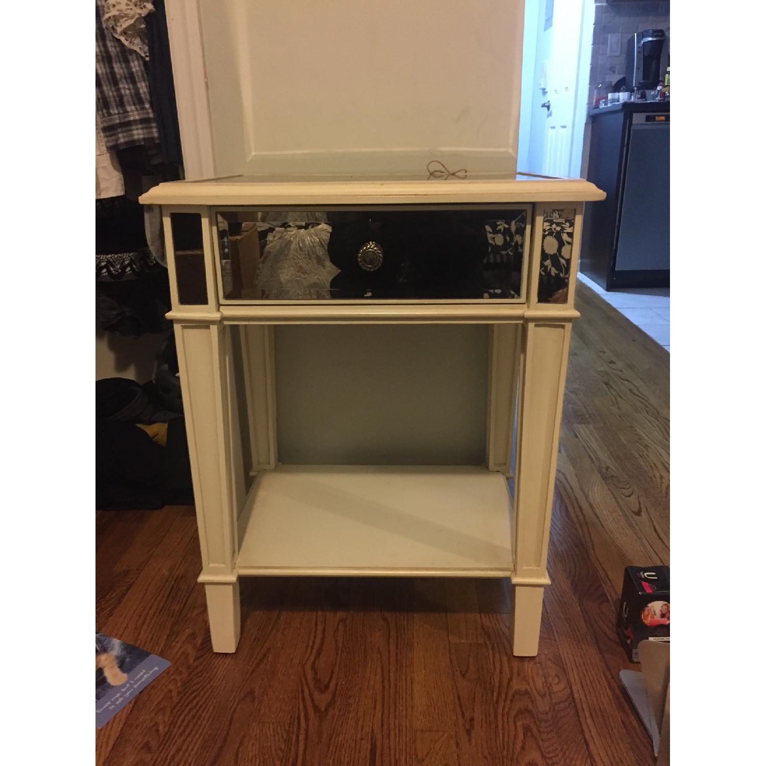 Pier 1 Mirrored Nightstand/Mini Vanity - image-1