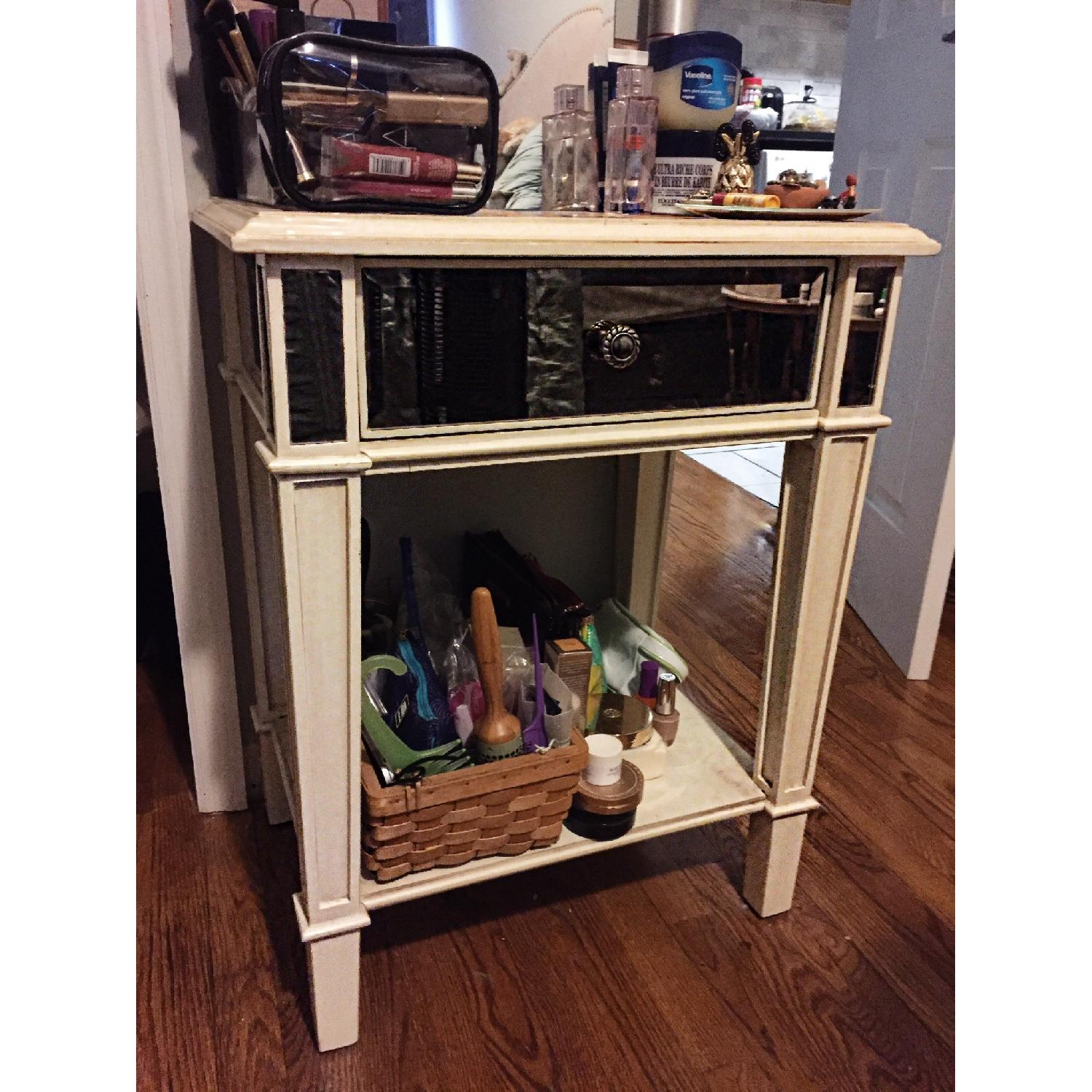 Pier 1 Mirrored Nightstand/Mini Vanity - image-3