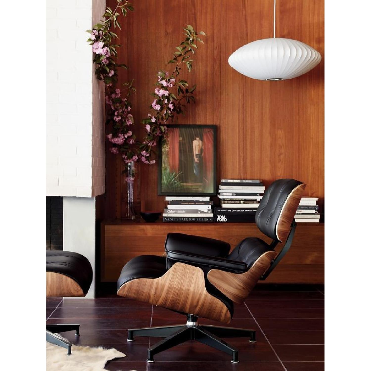 Mid-Century Eames Lounge Chair & Ottoman Replica - image-1