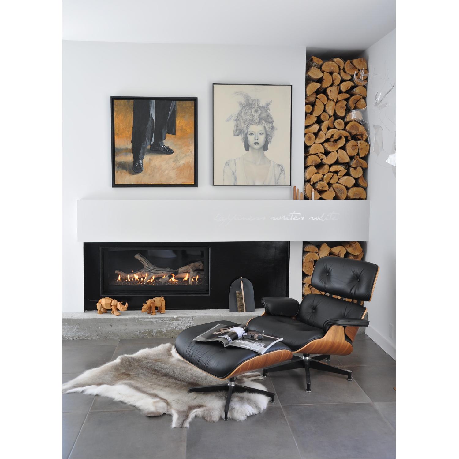 Mid-Century Eames Lounge Chair & Ottoman Replica - image-6