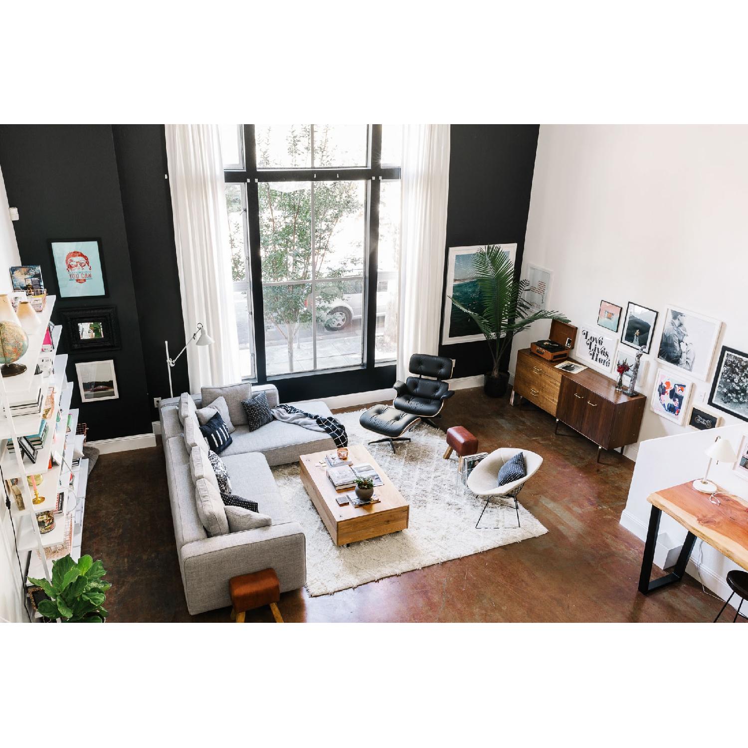 Mid-Century Eames Lounge Chair & Ottoman Replica - image-9