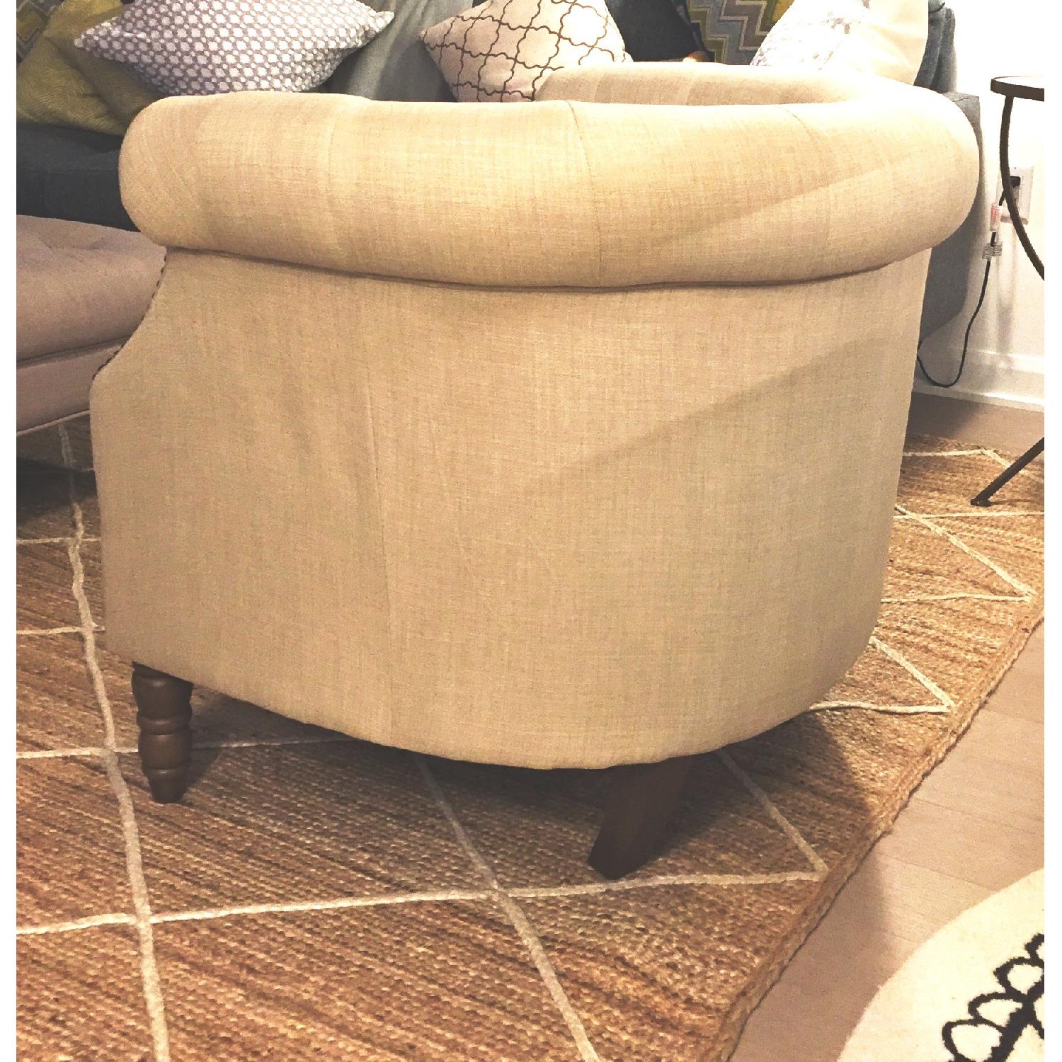 Jofran Linen Club Chairs - image-1