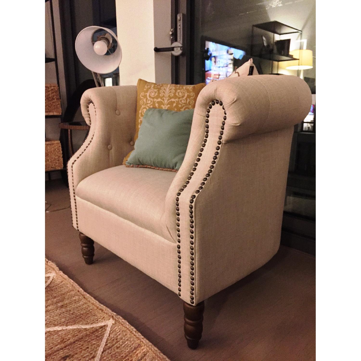 Jofran Linen Club Chairs - image-2