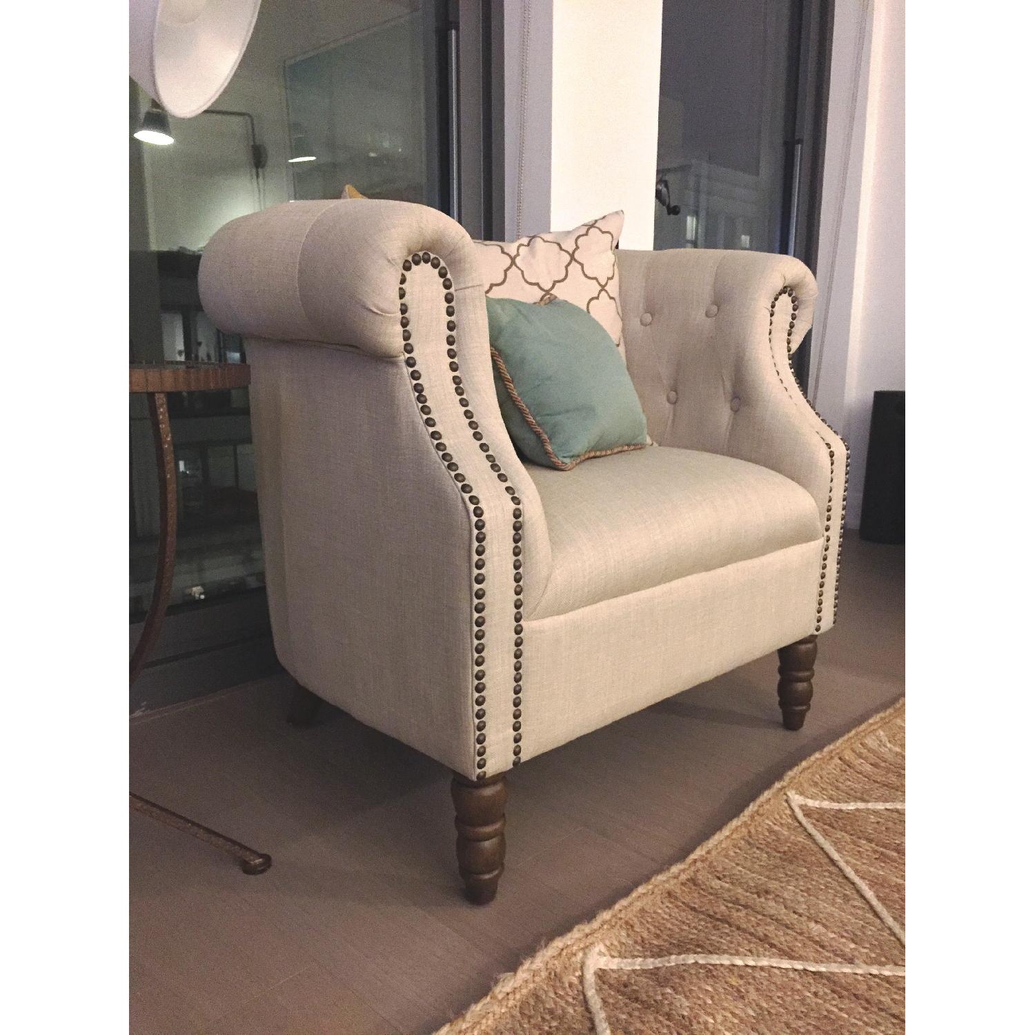 Jofran Linen Club Chairs - image-5