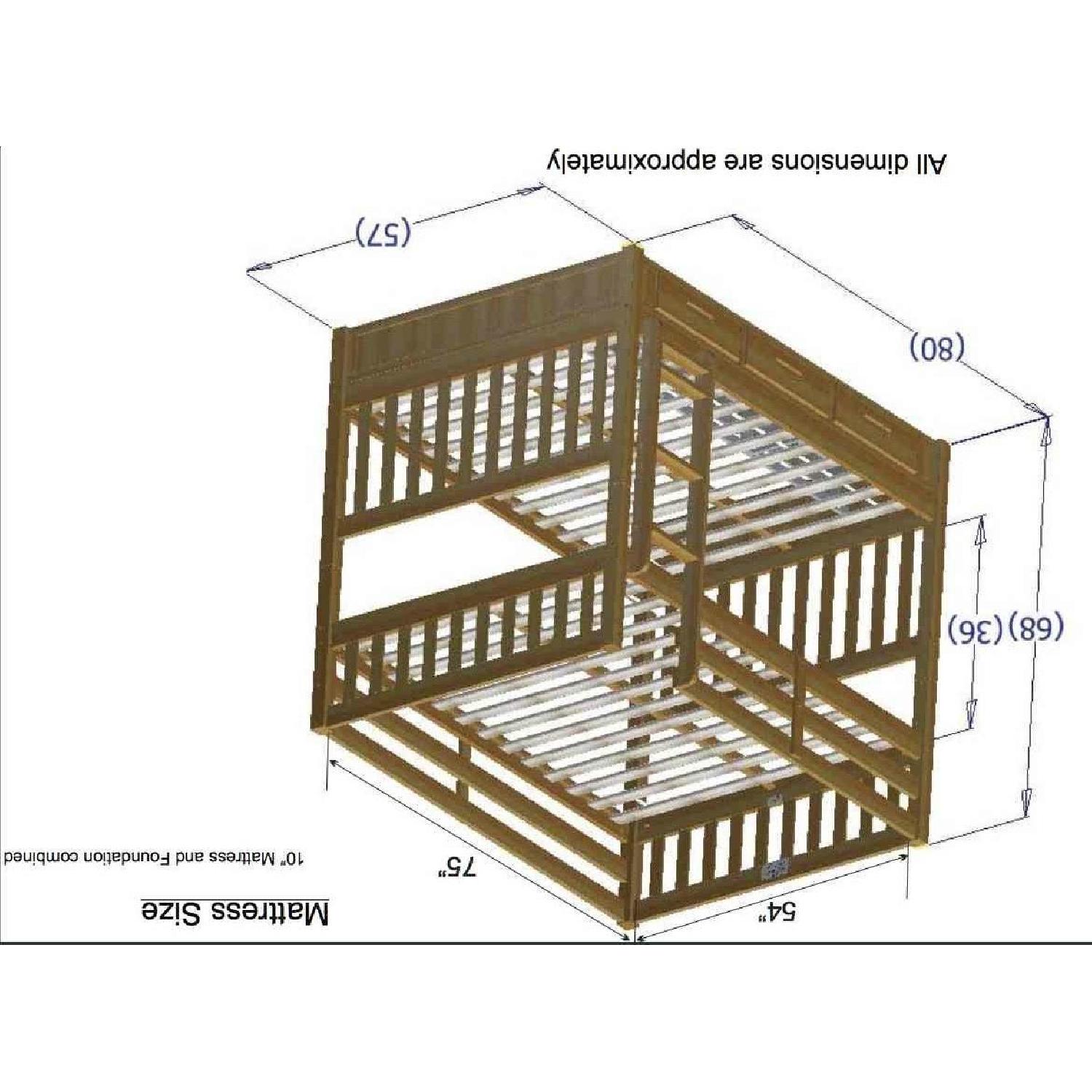 Discovery World Furniture Full over Full Bunk Beds w/ Storage - image-3