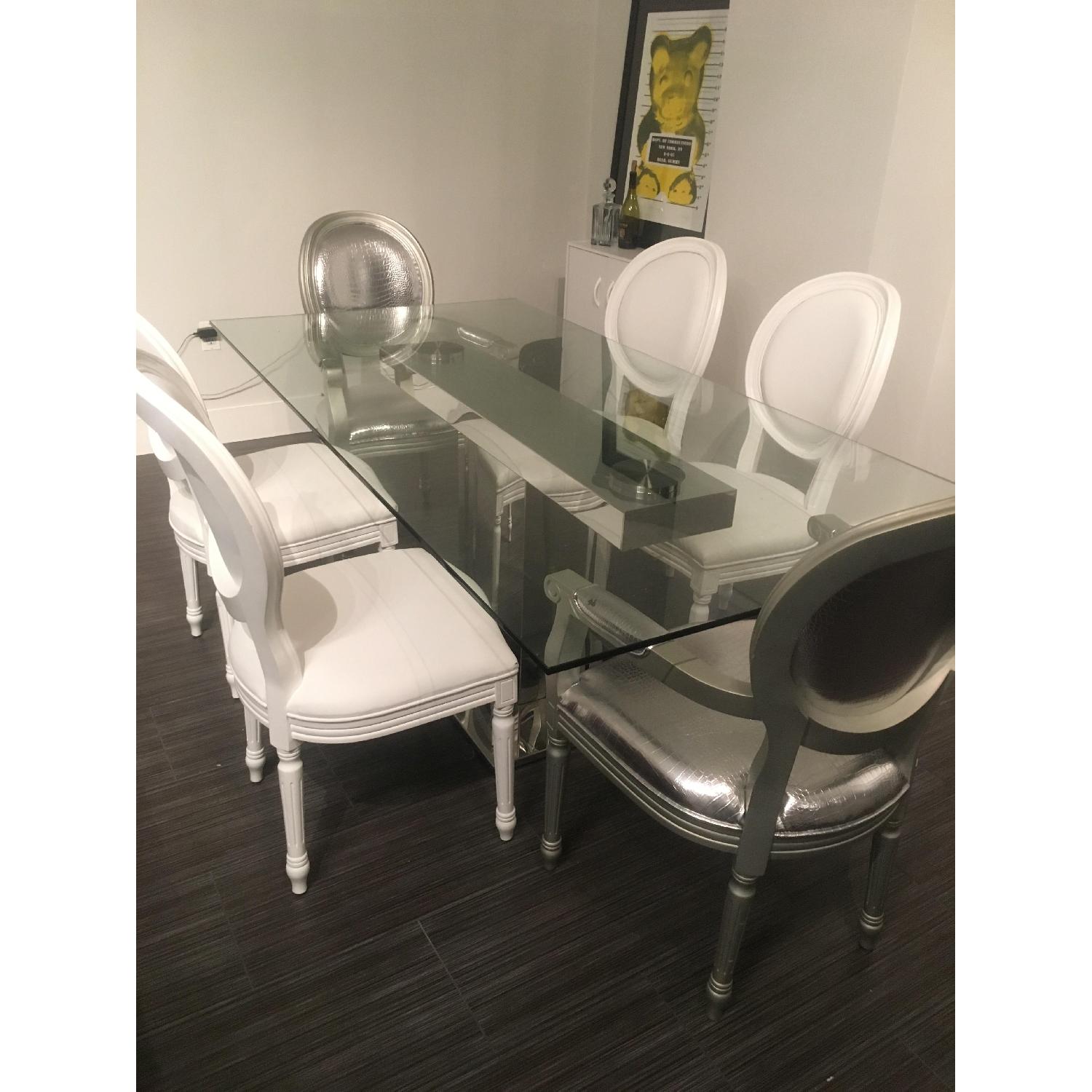 Modani Glass Table w/ 6 Chairs - image-6