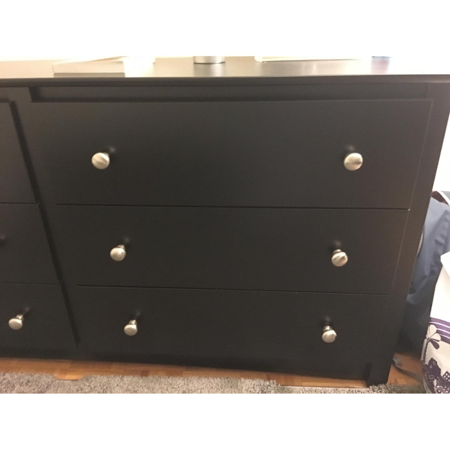 Black Dresser w/ Six Drawers - image-2