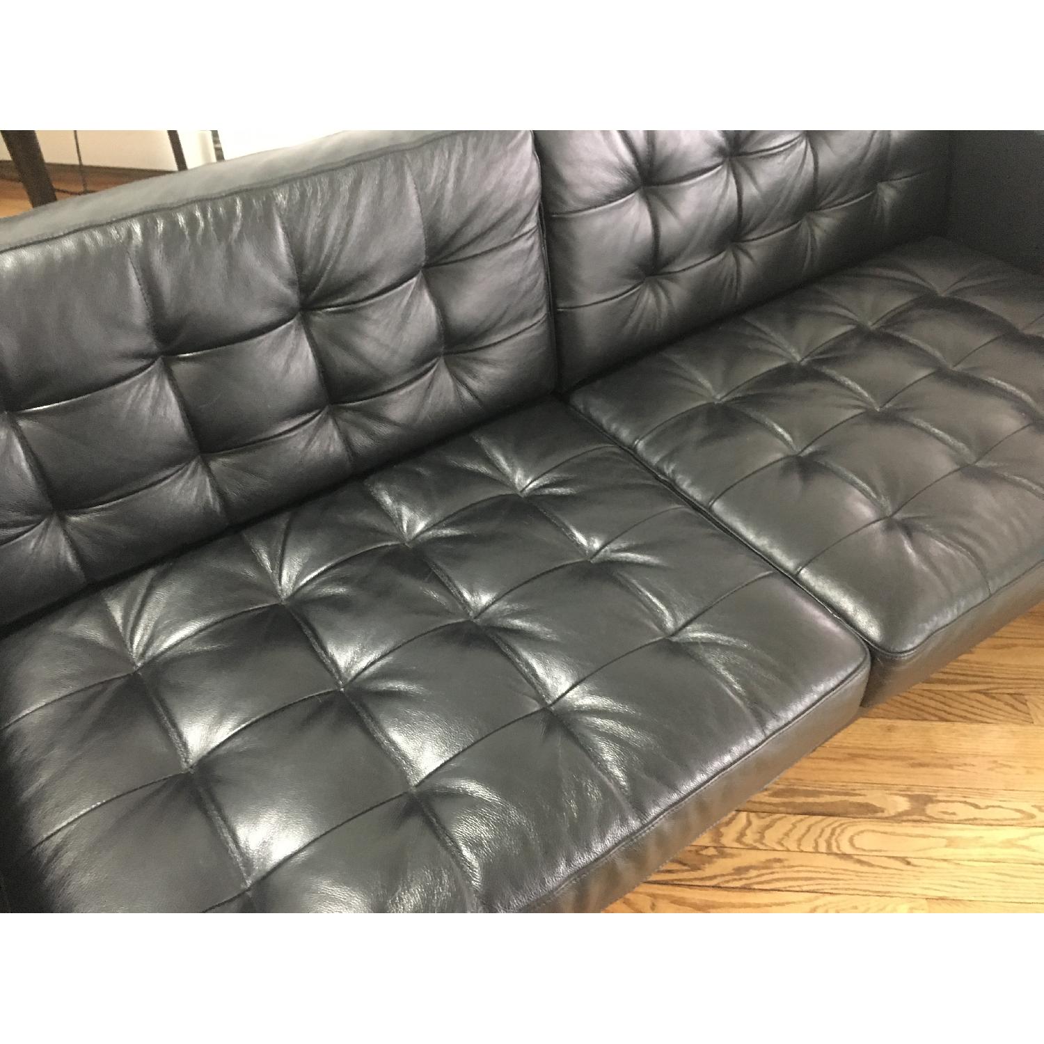 Ikea Leather Sofa - image-5