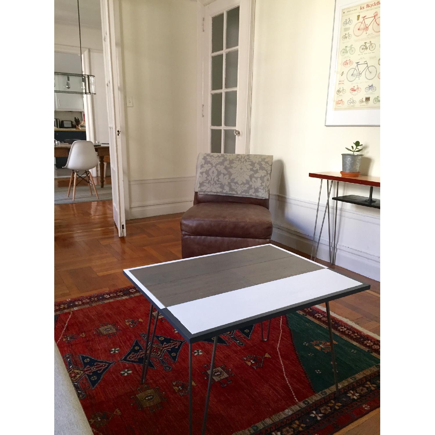 Handmade Mid Century Modern Coffee Table w/ Hairpin Legs - image-4