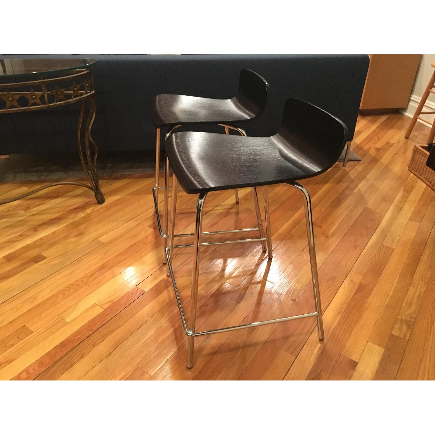 Crate & Barrel Modern Counter Stool - image-2