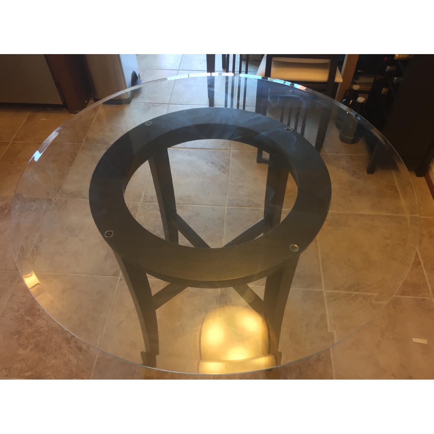 Round Glass Dining/Kitchen Table - image-5