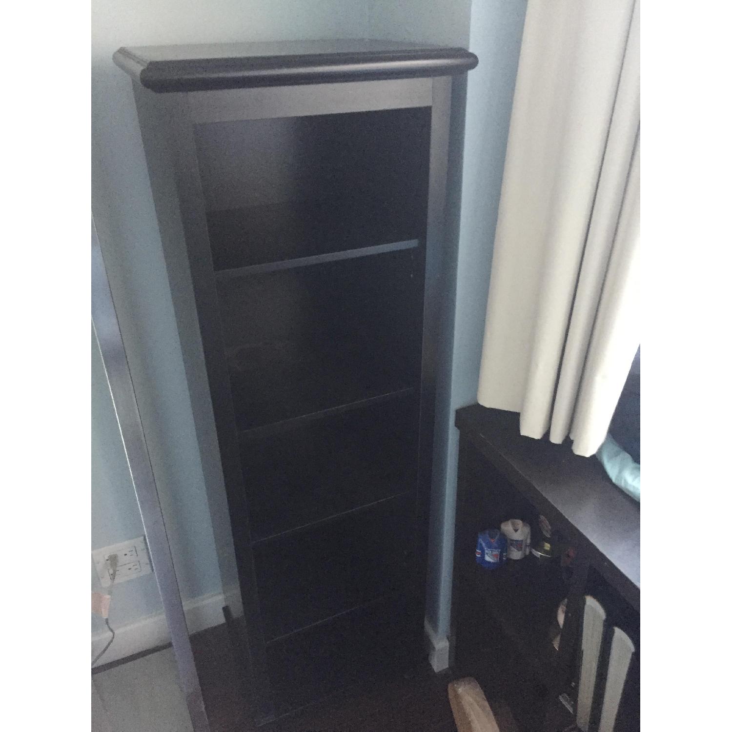 Black Adjustable Shelving Cabinet - image-2