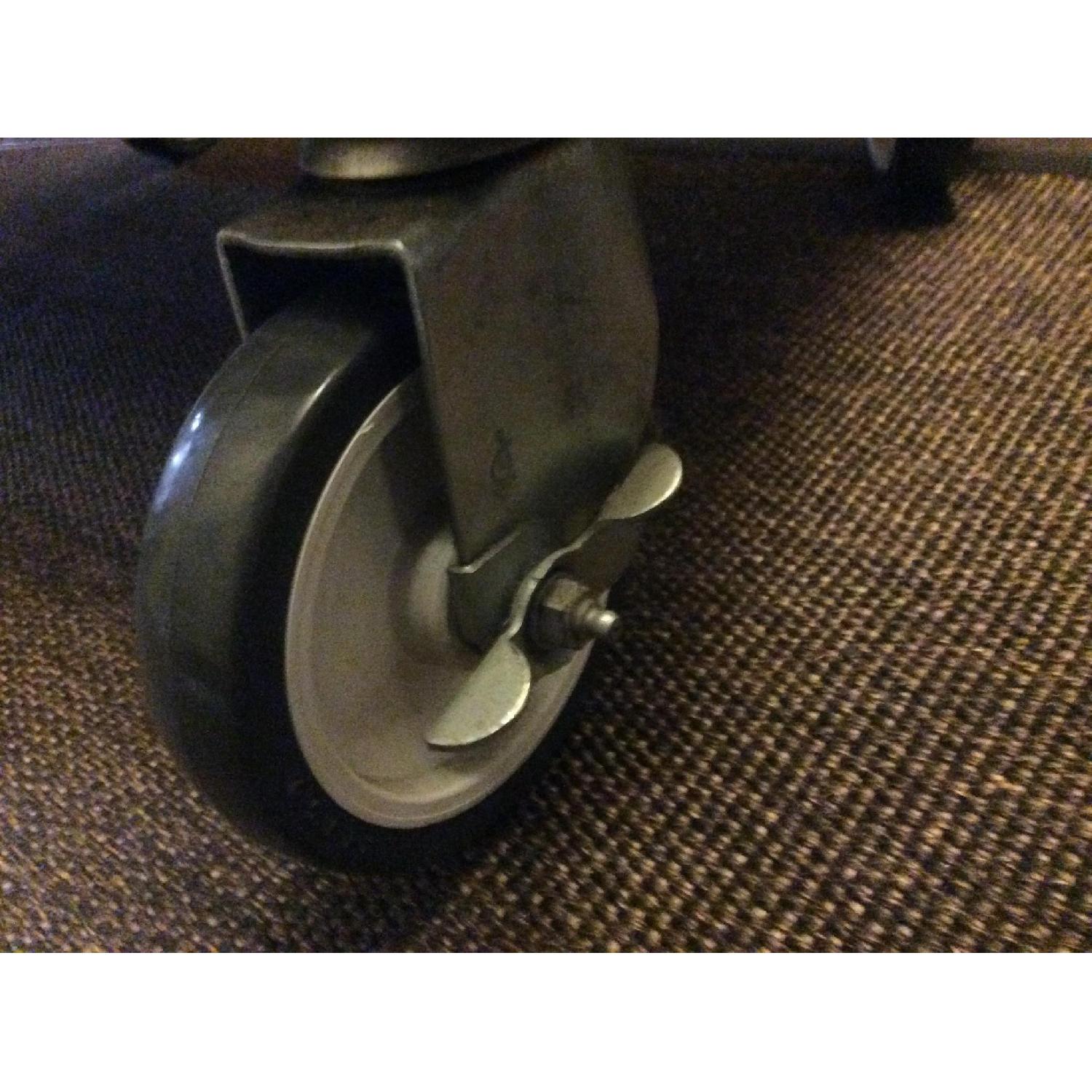 Industrial Style Metal File Cabinet/Cart - image-7