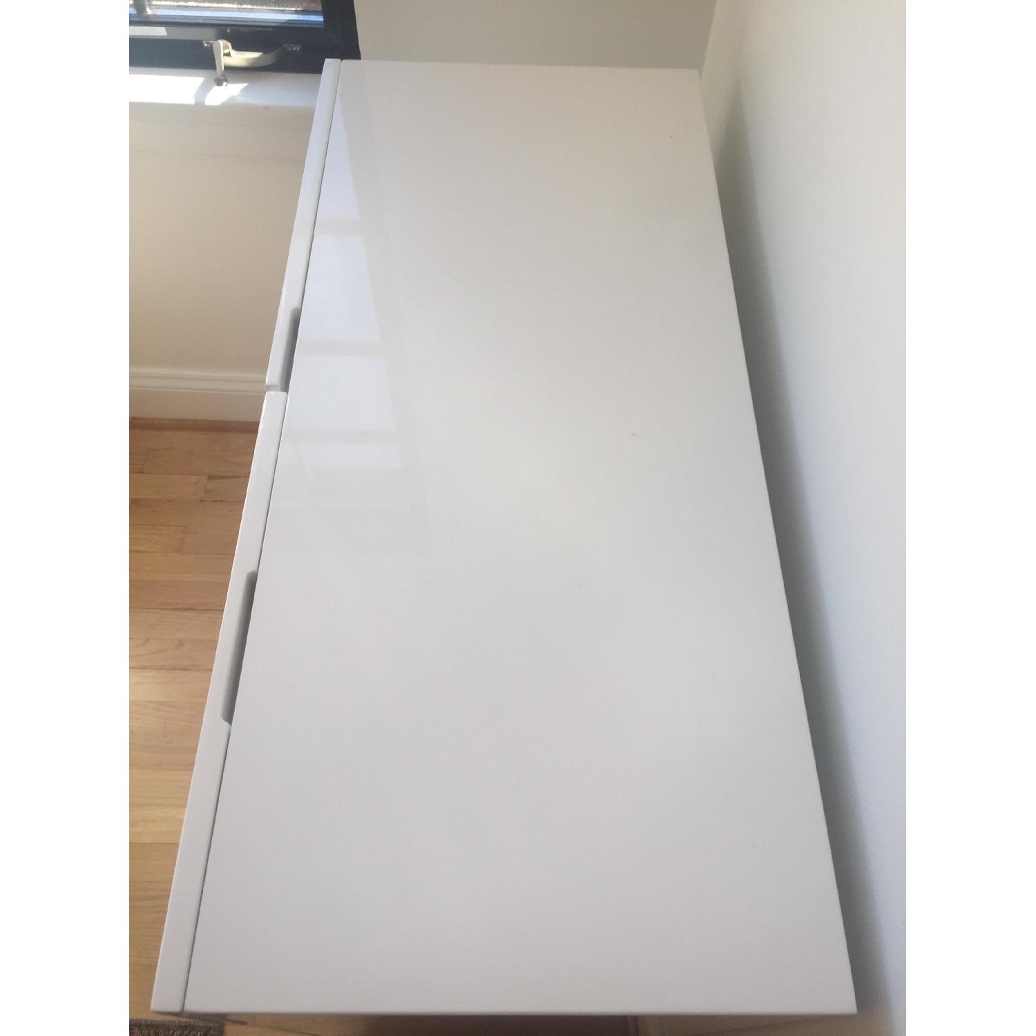 CB2 White Modern Storage Unit - image-1