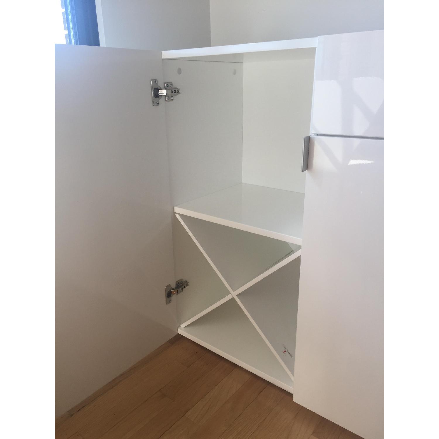 CB2 White Modern Storage Unit - image-2