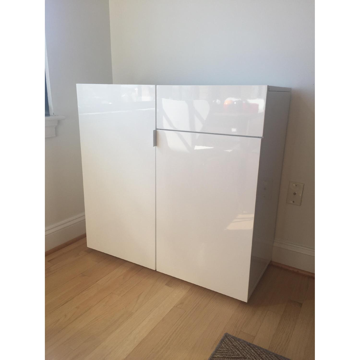 CB2 White Modern Storage Unit - image-5