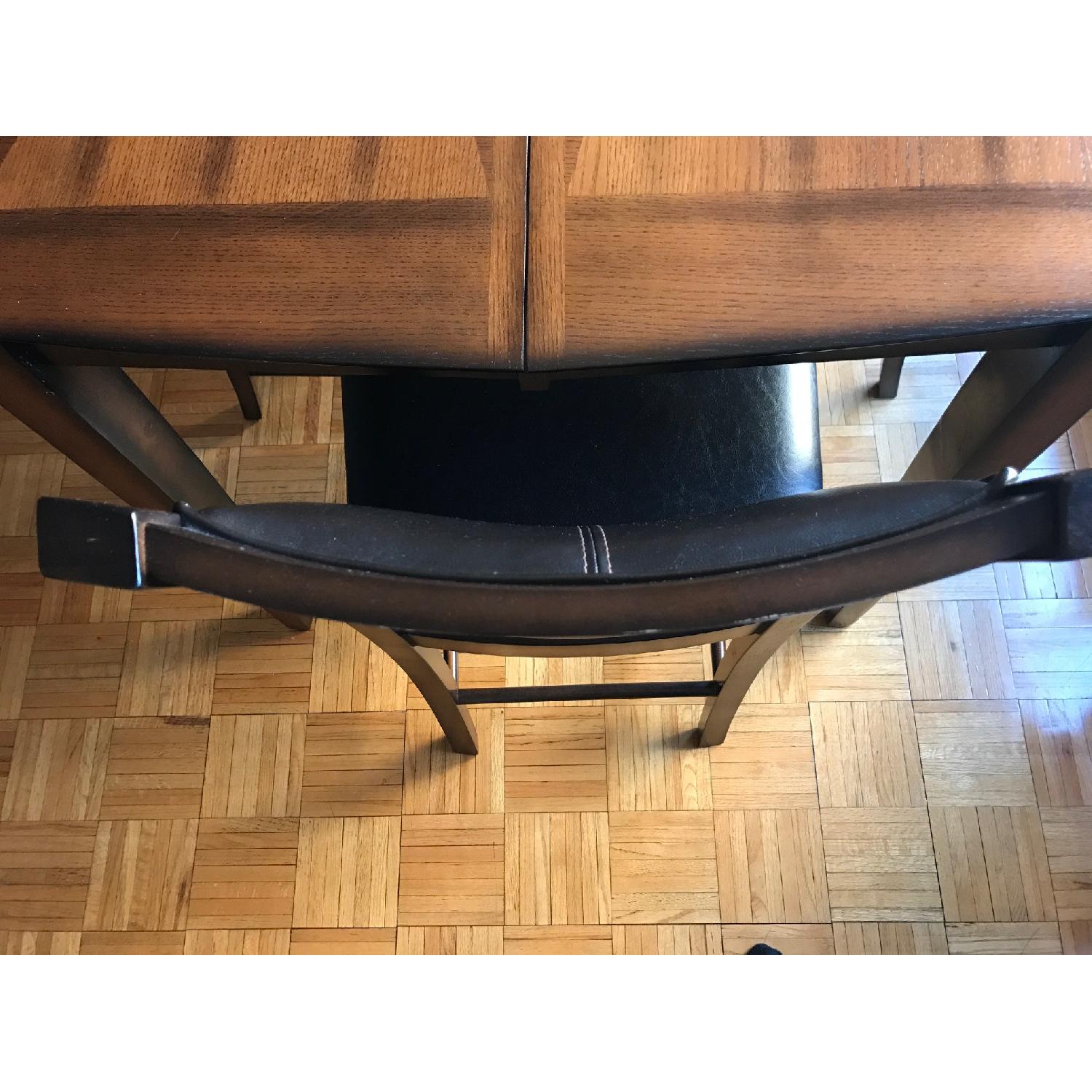 Raymour & Flanigan Dining Table w/ 6 Dining Chairs - image-2