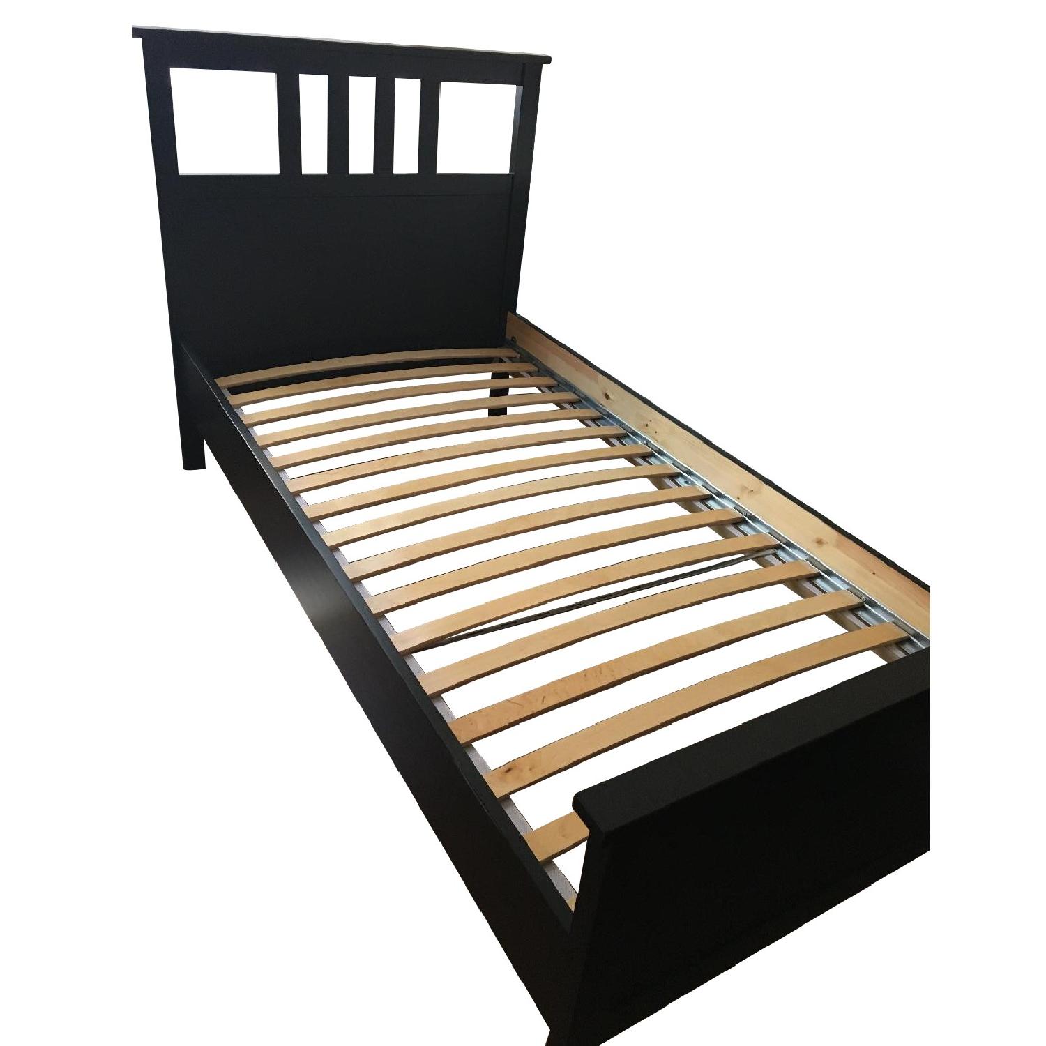 Ikea Twin Size Bed Frame in BlackBrown AptDeco