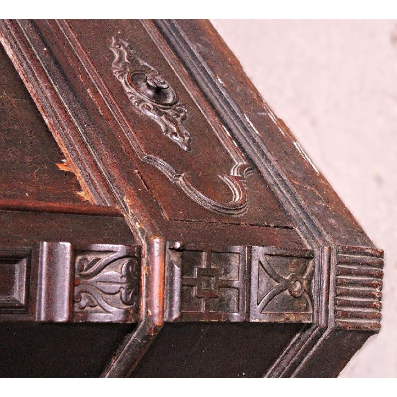 Early Antique Victorian American Armoire/Wardrobe - image-2