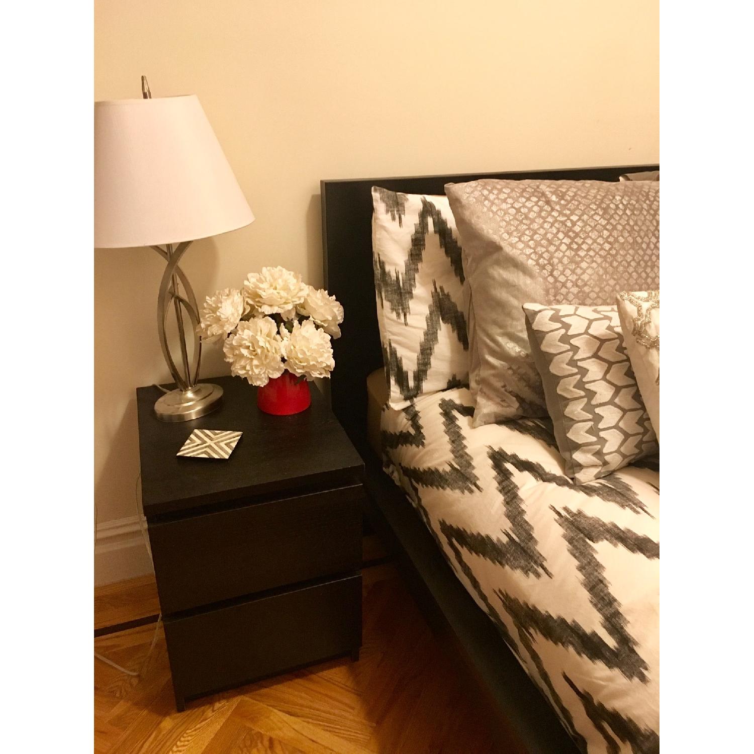 Ikea Black Queen Bed Frame AptDeco