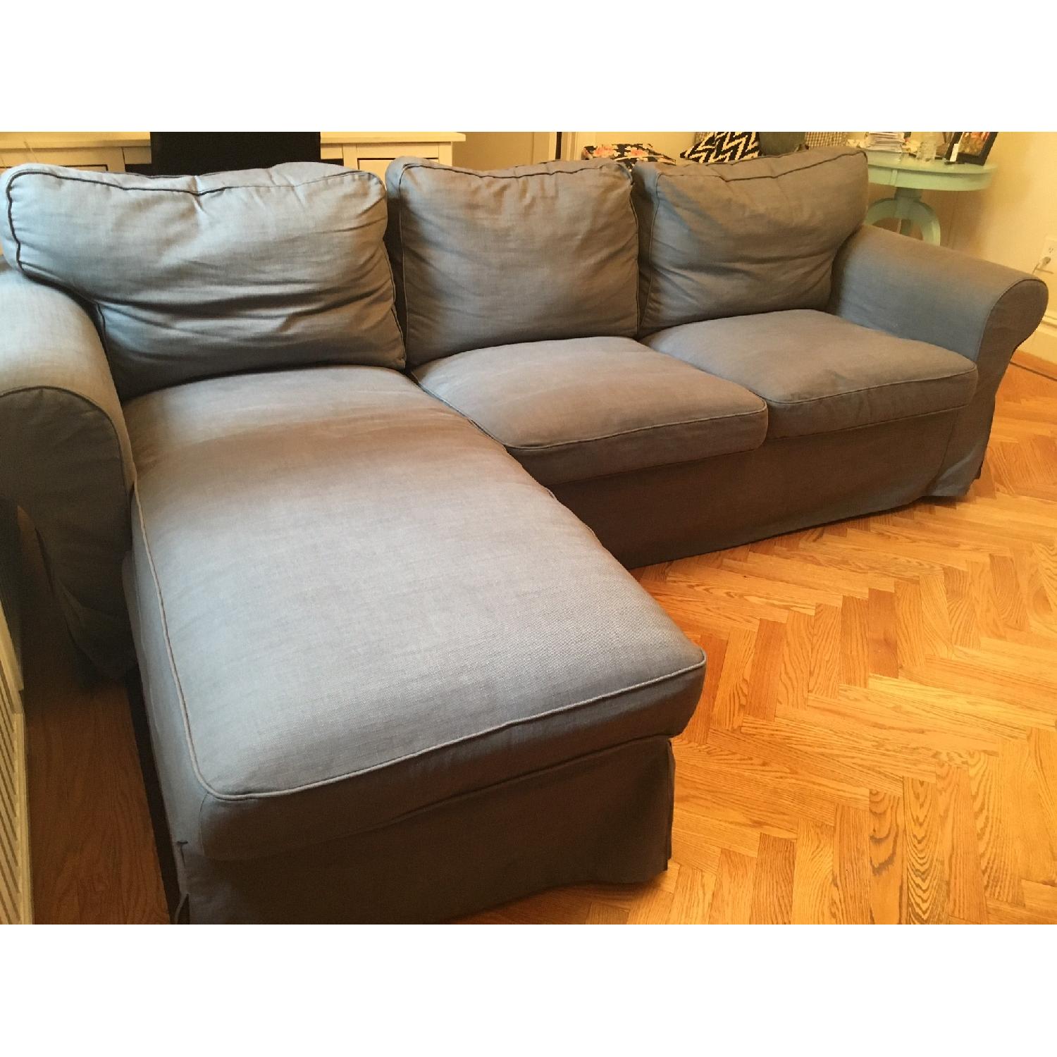 Ikea Gray Sectional Sofa AptDeco