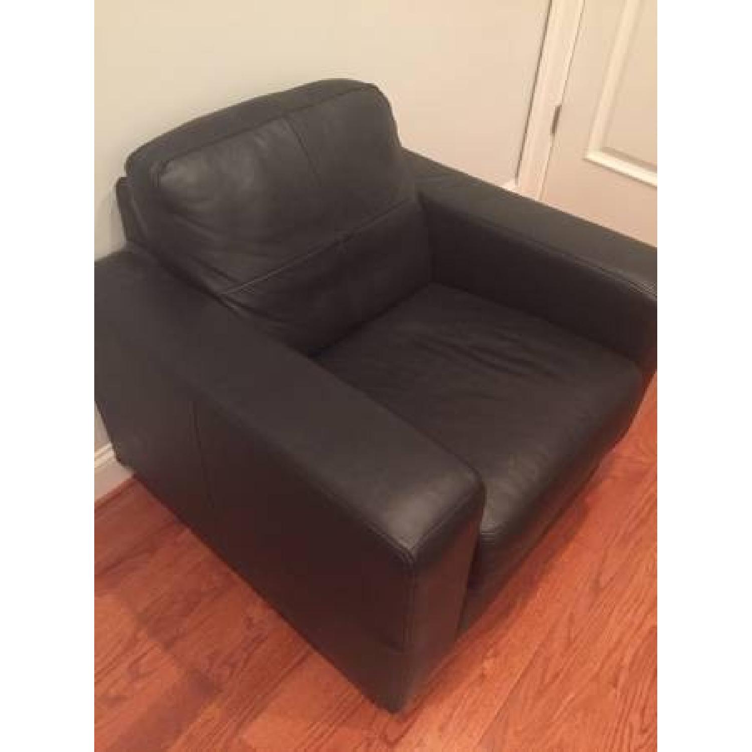 Ikea Leather Armchair - image-3
