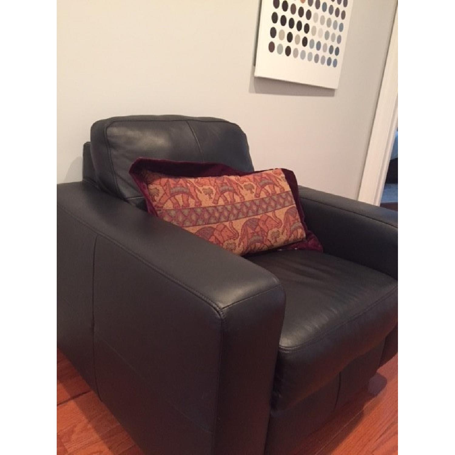 Ikea Leather Armchair - image-4