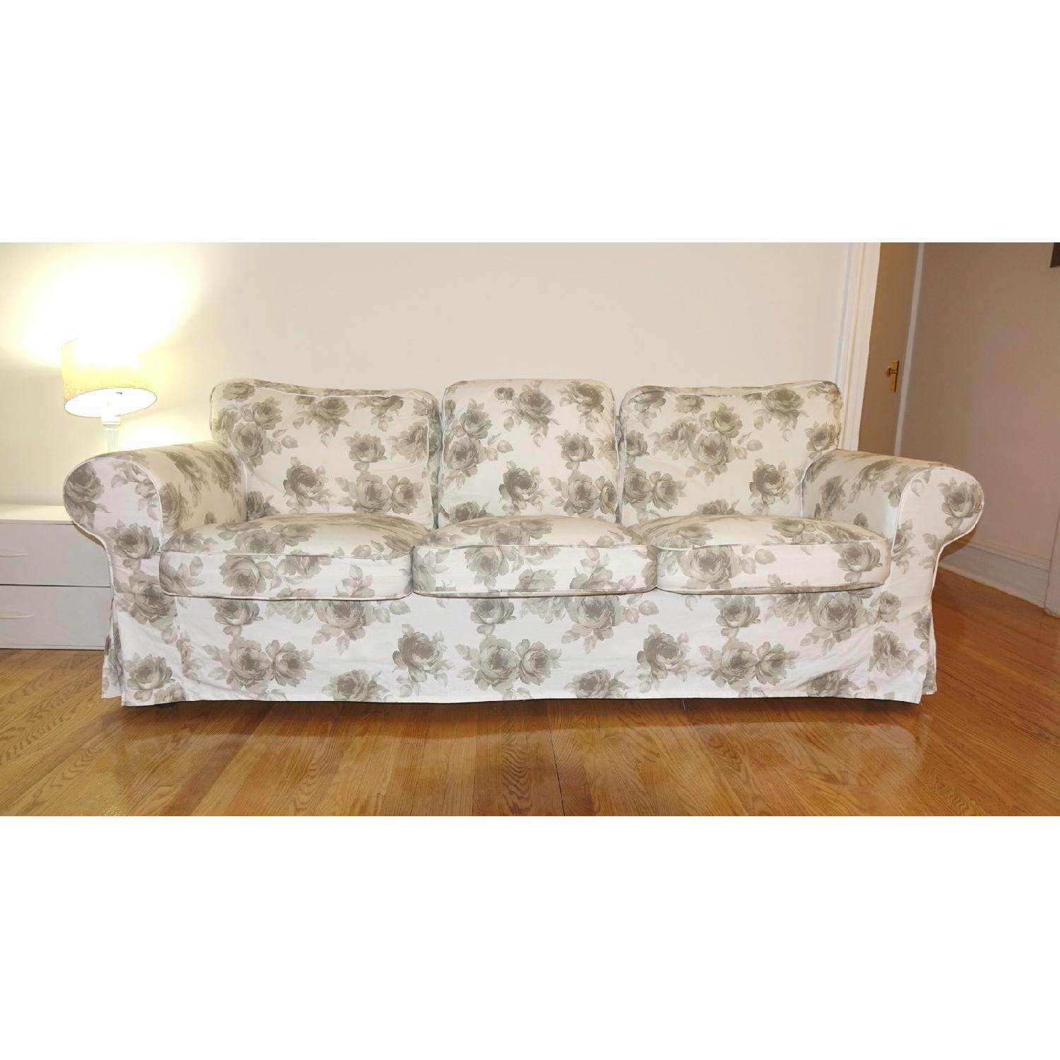 Furniture IKEA EKTORP 2 Seat Sofa SLIPCOVER Loveseat Cover NORLIDA