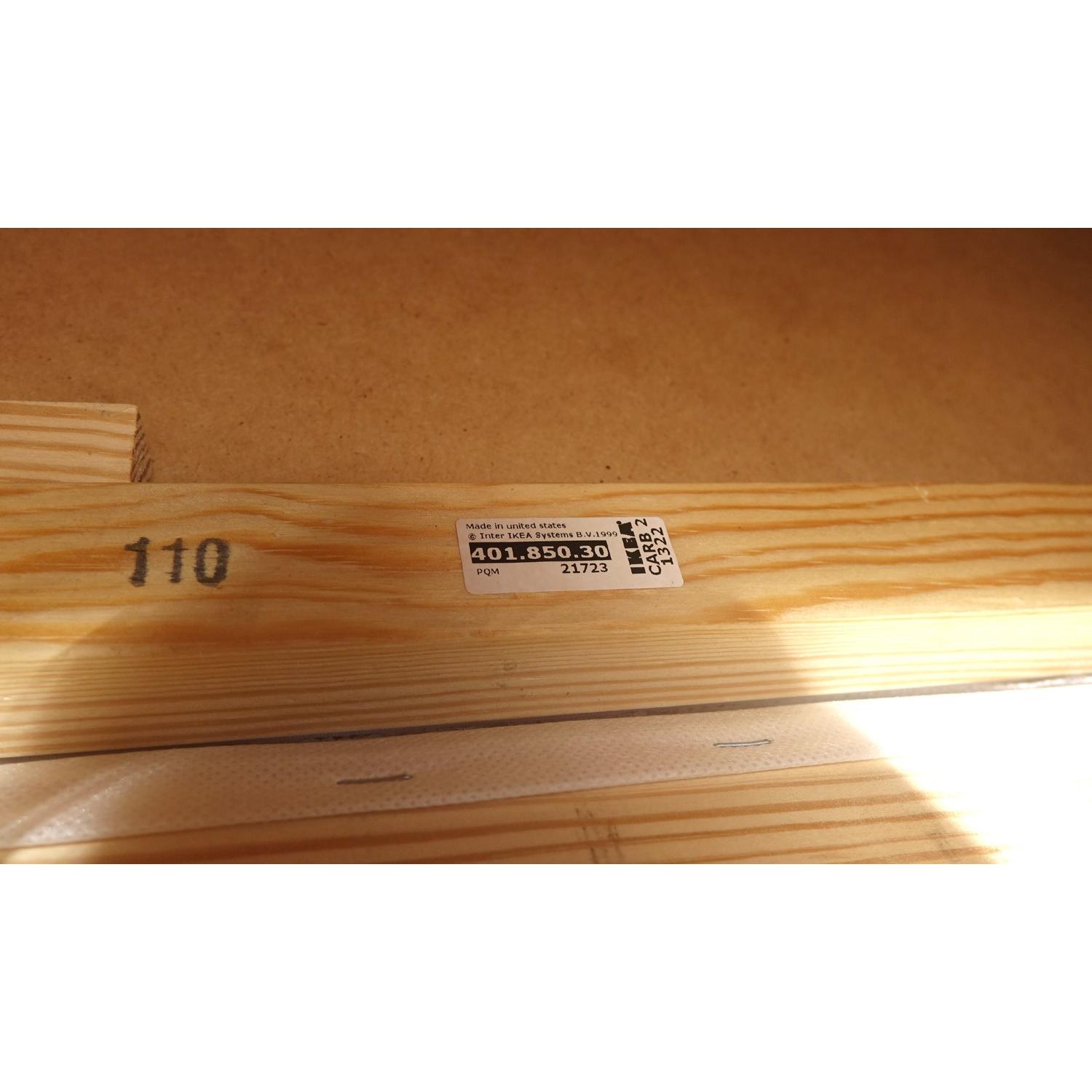 Ikea Ektorp 3 Seat Sofa w/ Norlida White Beige Floral Rose Cover - image-5