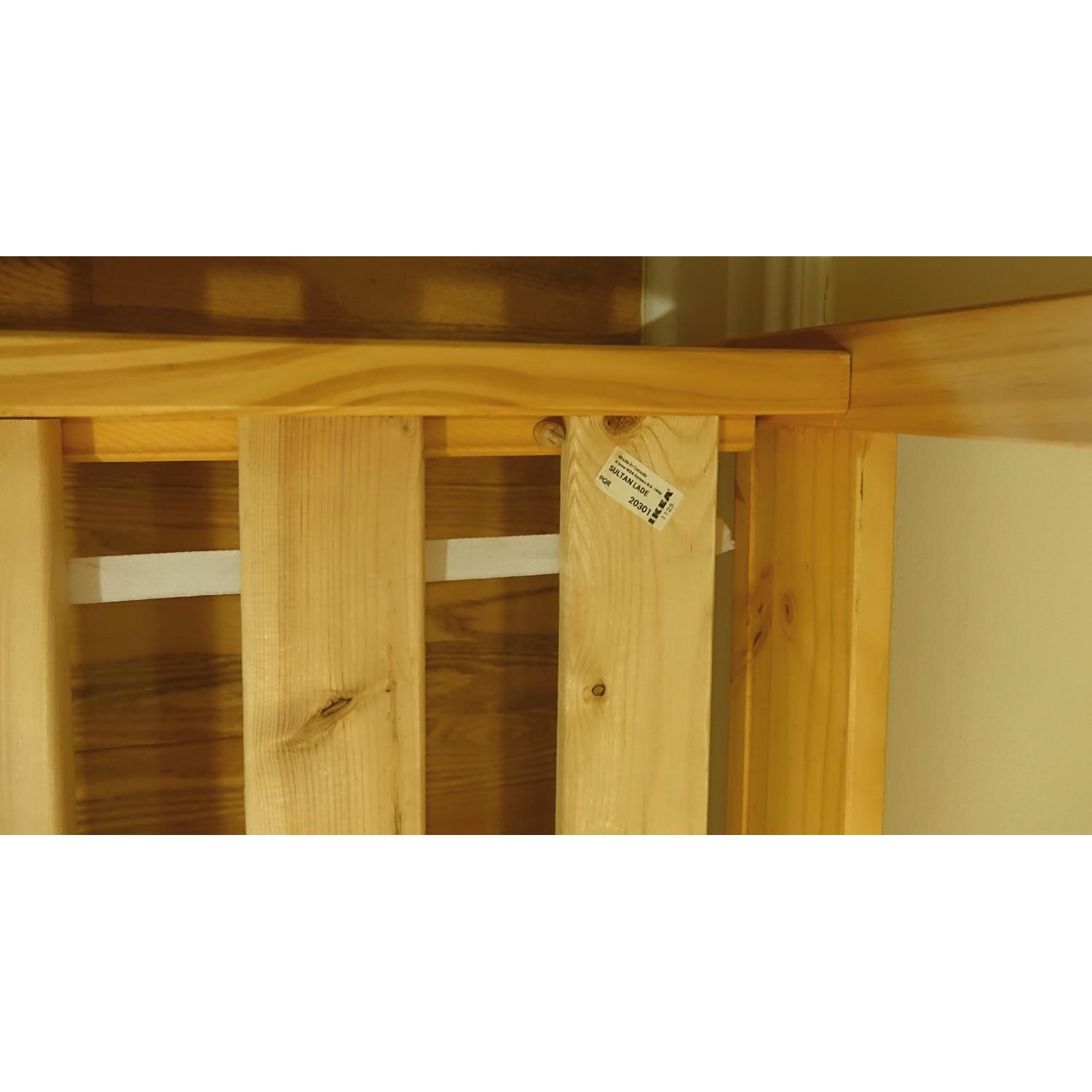 Ikea Fjellse Custom Full Size Bed Frame w/ Sultan Lade Slats - image-5