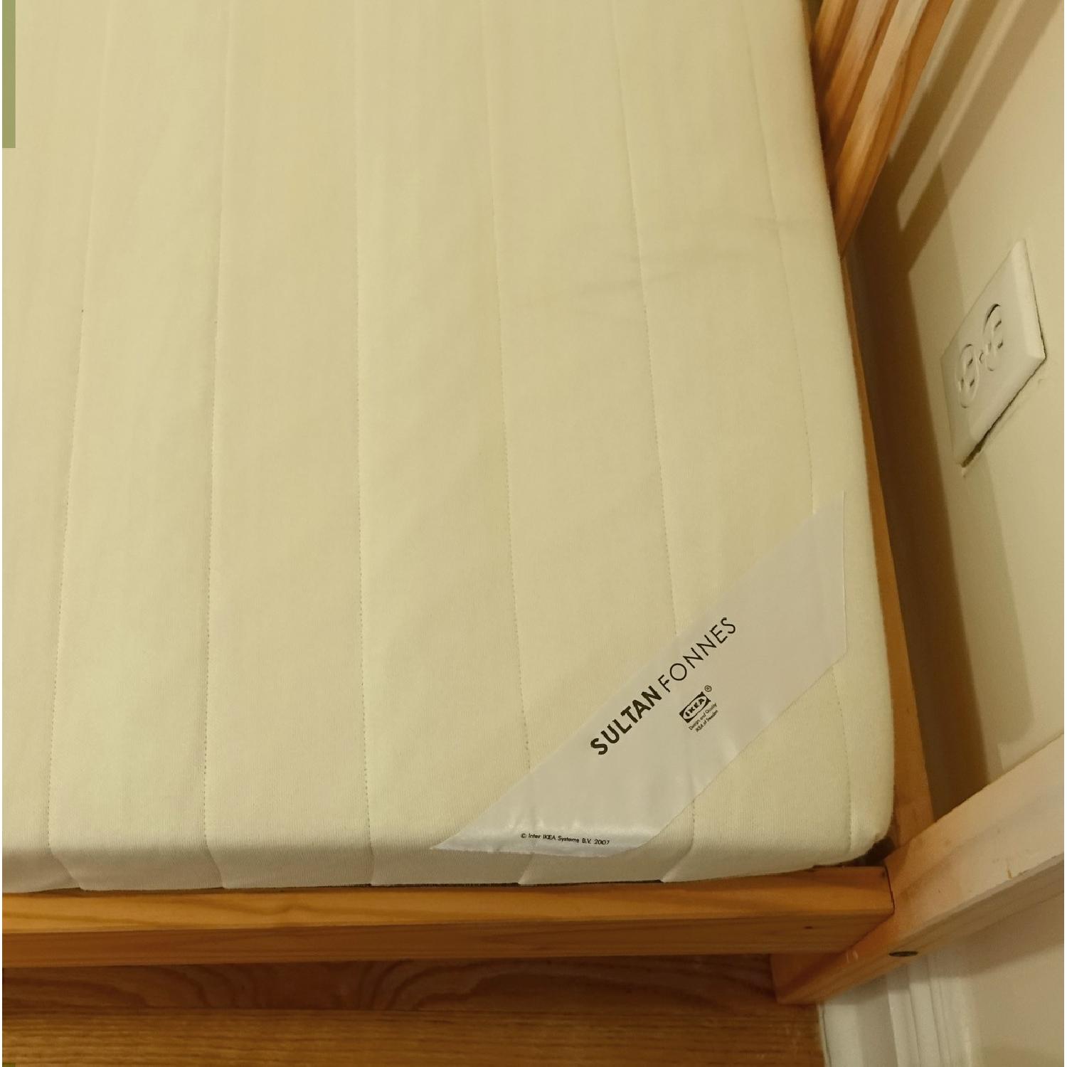 Ikea Fjellse Custom Full Size Bed Frame w/ Sultan Lade Slats AptDeco