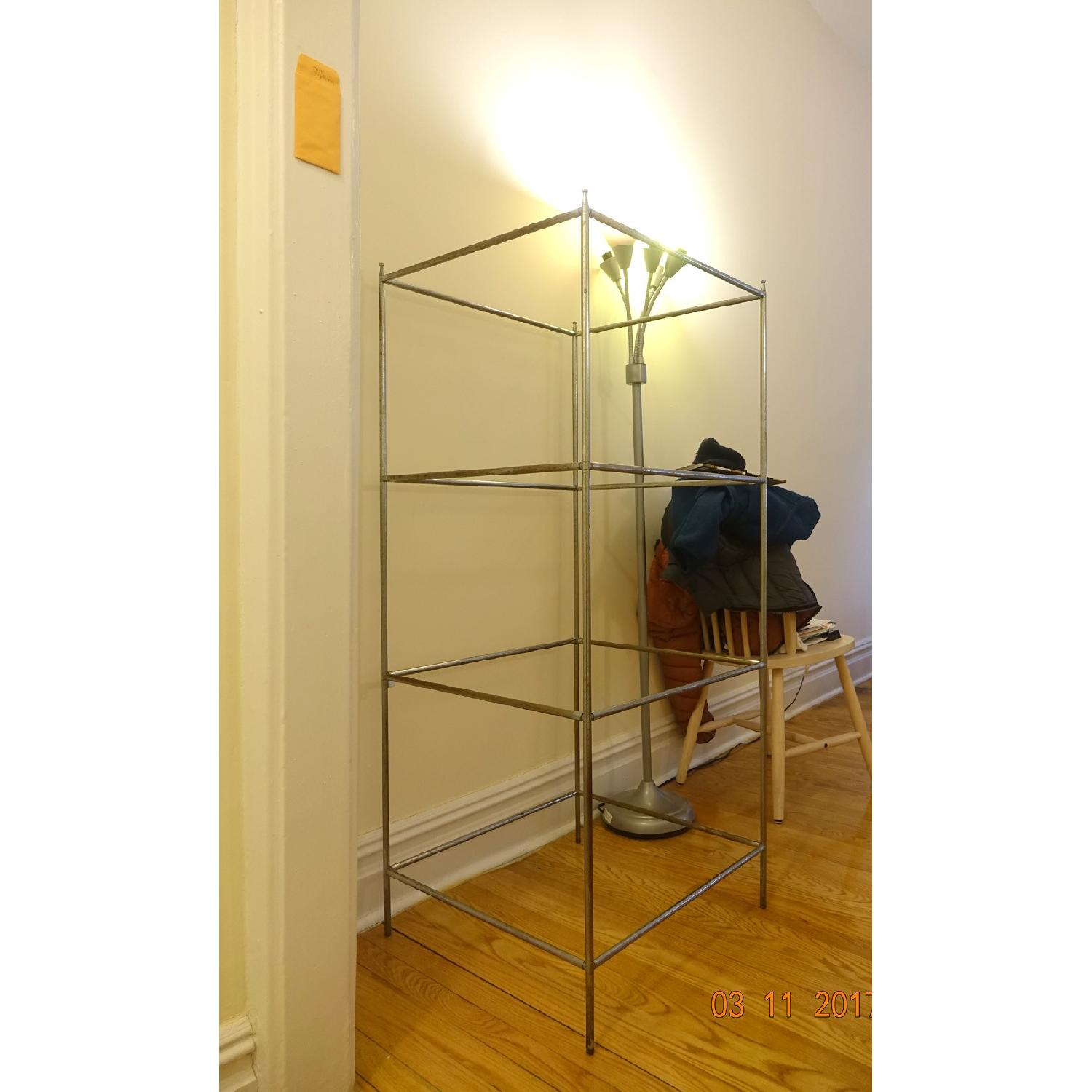 Custom Chrome Metal Frame Rack Shelf Display Stand - image-5