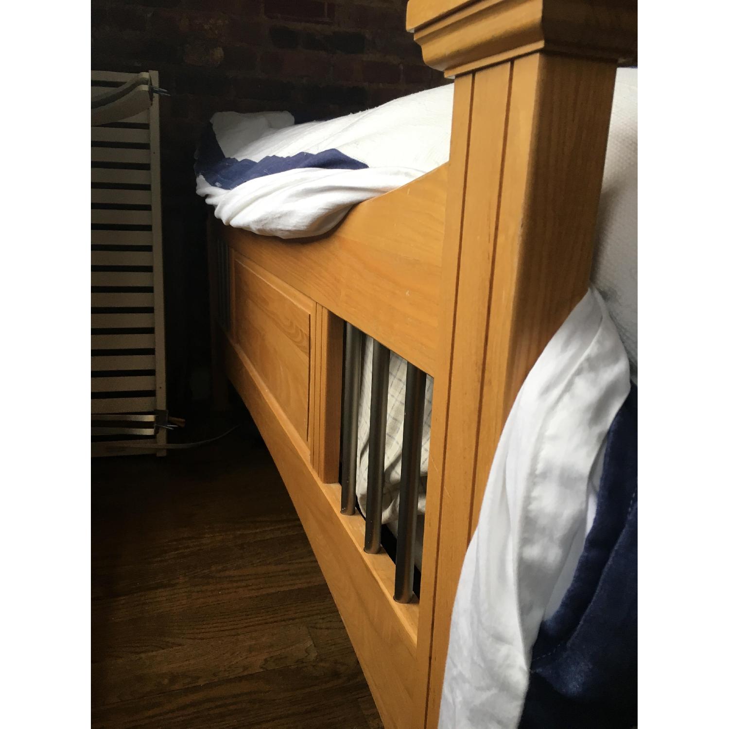 Raymour & Flanigan Queen Size Bed Frame - image-2