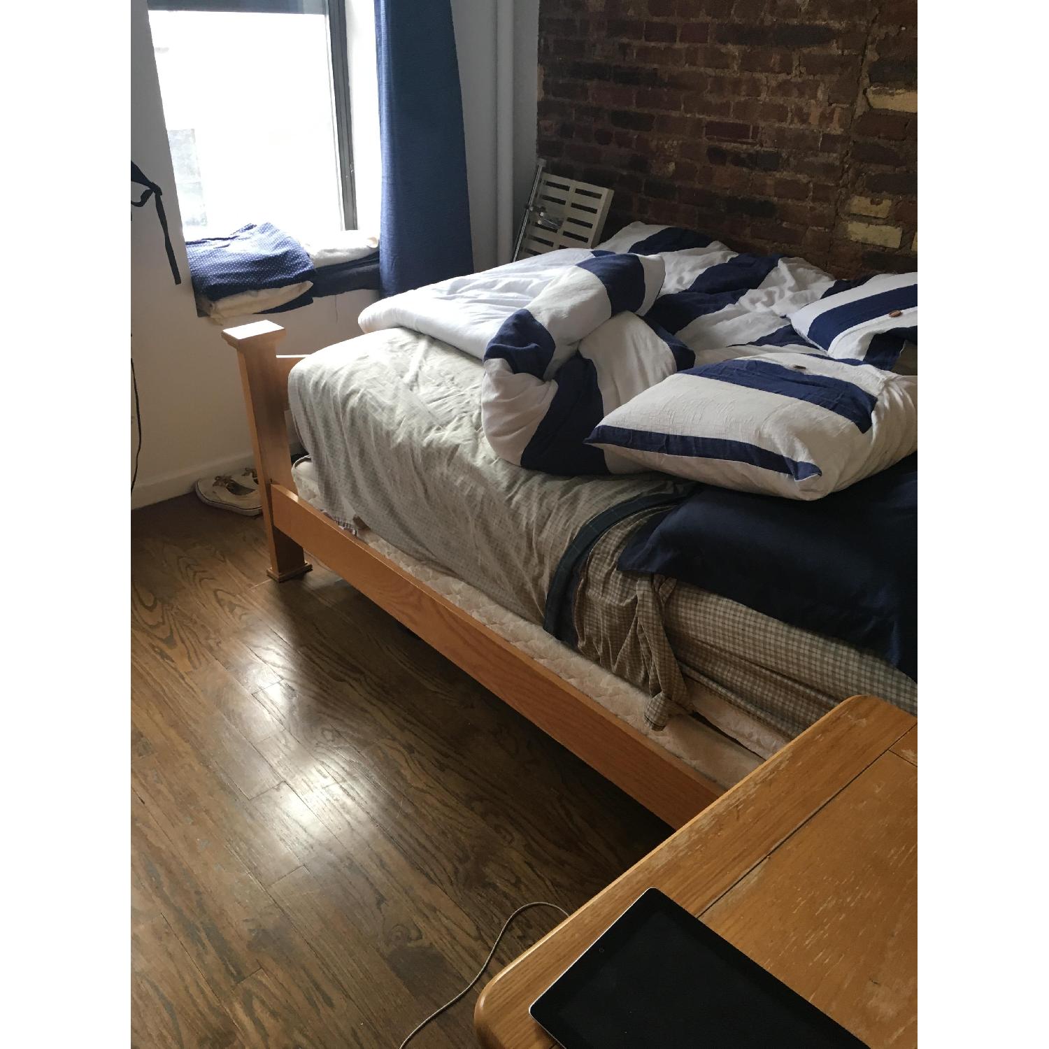 Raymour & Flanigan Queen Size Bed Frame - image-4