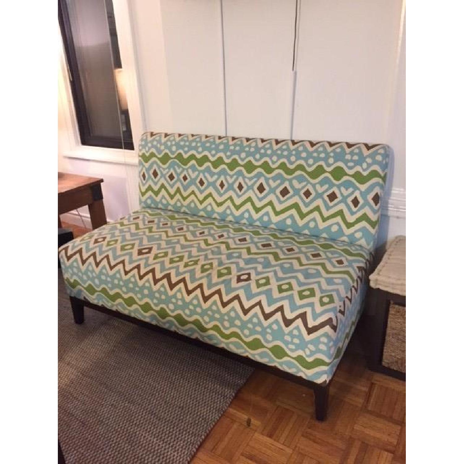 Patterned Loveseat - image-1