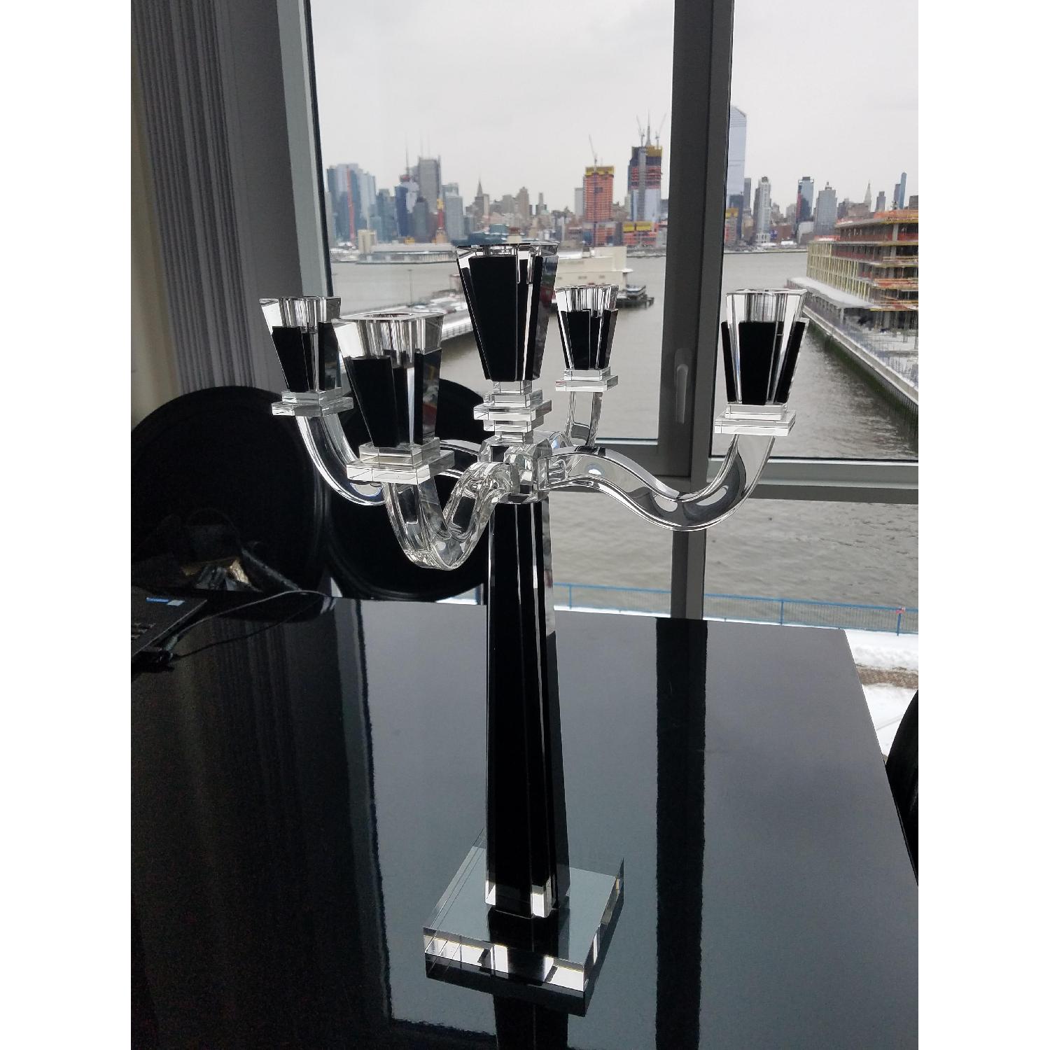 Godinger Art Deco Five Arm Candelabra - image-1