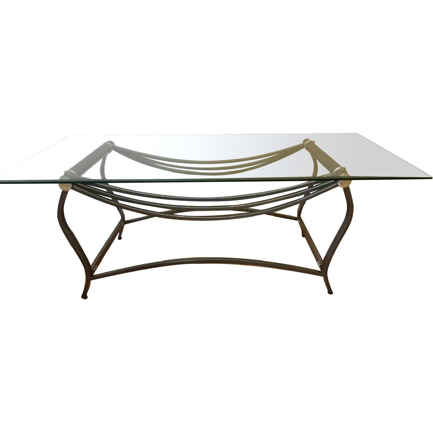 Glass Top Coffee Table + 2 End Tables AptDeco