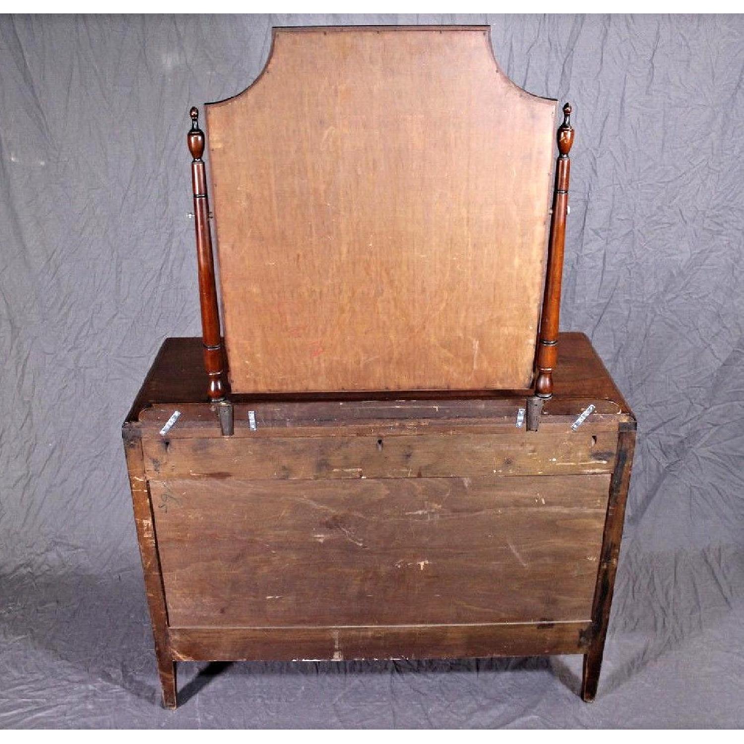 Stiehl Furniture Art Deco Dresser w/ Mirror - image-10