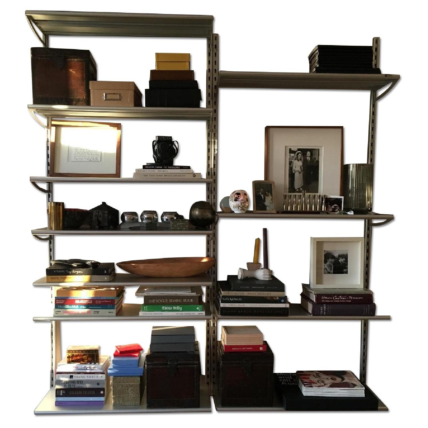 CB2 Wall Mounted Adjustable Bookcase/Shelving AptDeco
