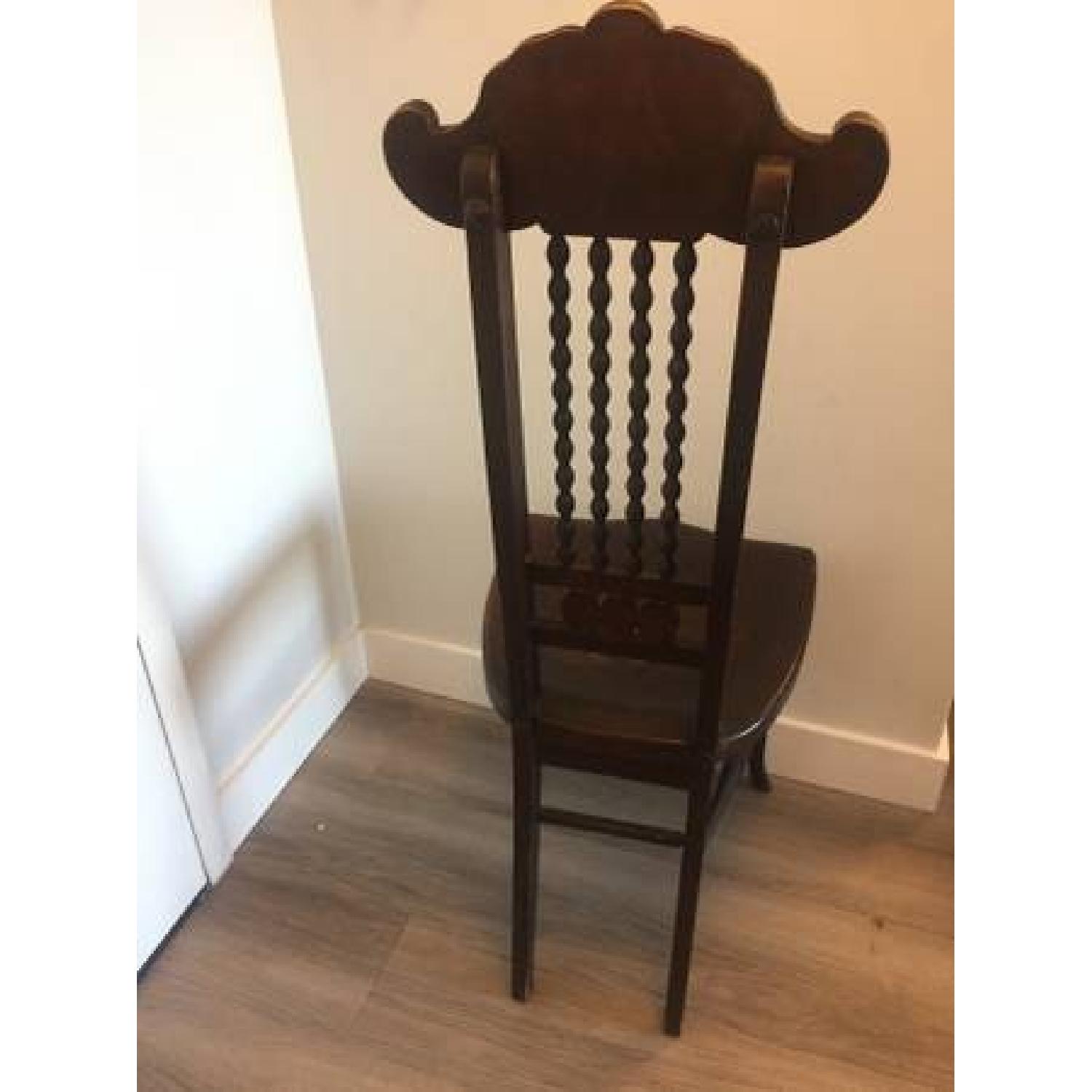 Antique Wood Carved Chair - image-3
