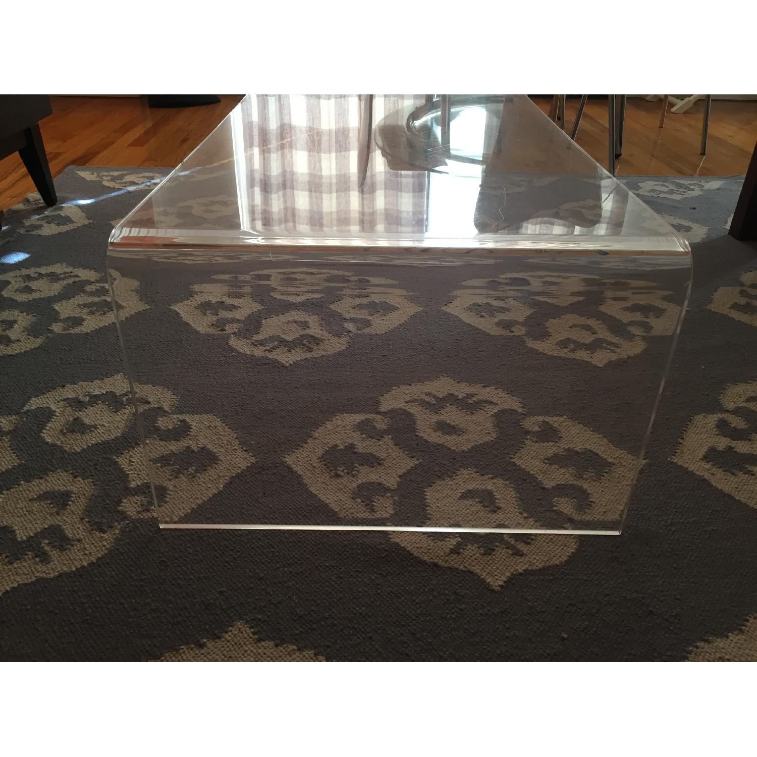 CB2 Peekaboo Acrylic Coffee Table - image-2