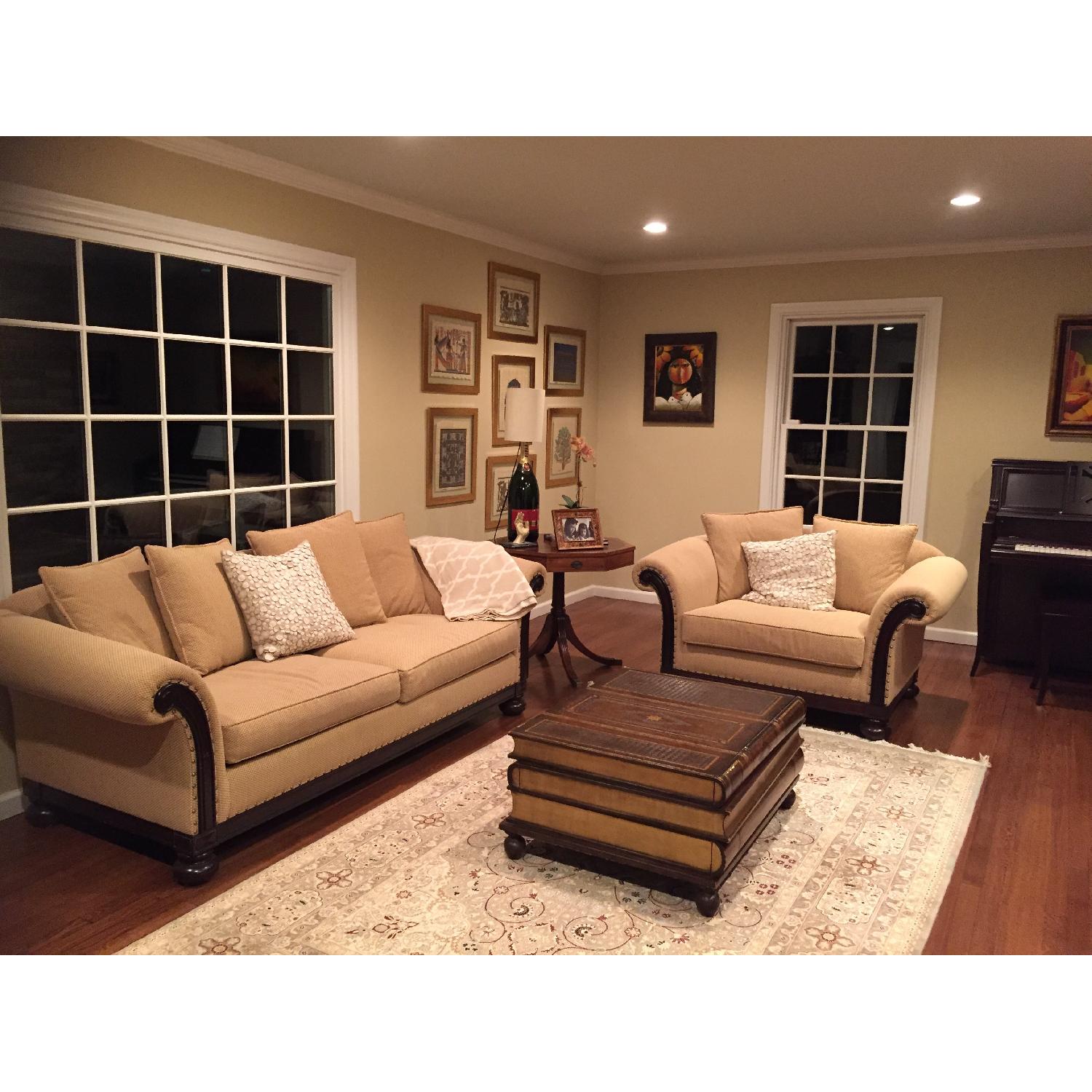 Maitland-Smith Stacked Books Coffee Table - image-3